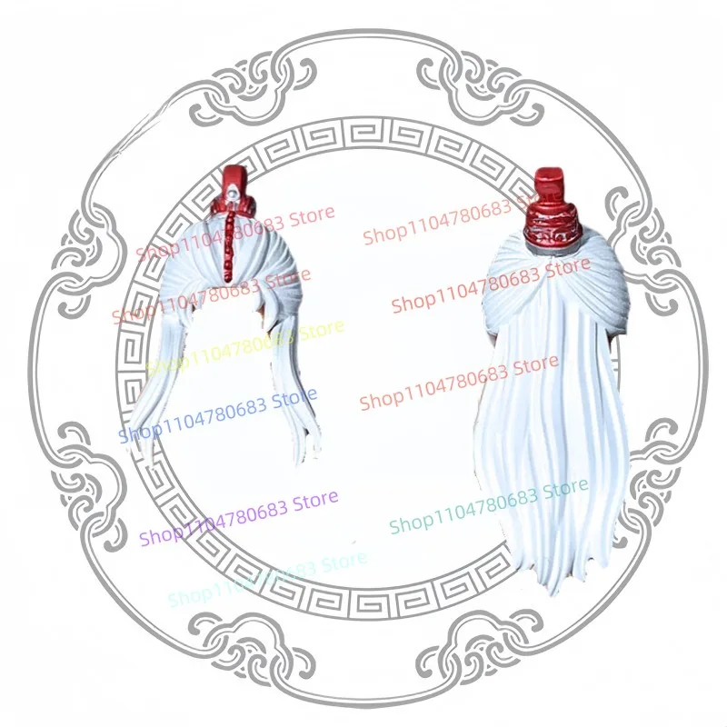 Klocki MOC Chińska Mitologia Miniaturowe Figurki Cesarz Yan i Cesarz Huang Akcesoria do Zbroi Modna Zabawka Figurka Prezent