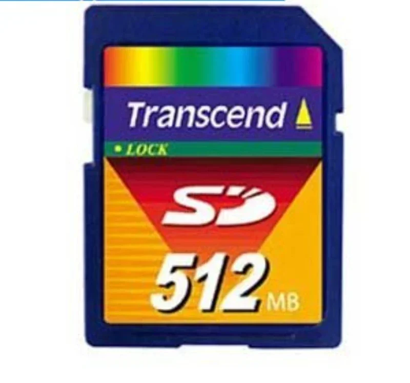 Transcend SD 512MB old digital camera PDA old version SD card