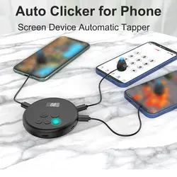 Auto Clicker for Phone Adjustable Speed Screen Clicker Replacement Screen Device Automatic Tapper Automatic Screen Press Tool