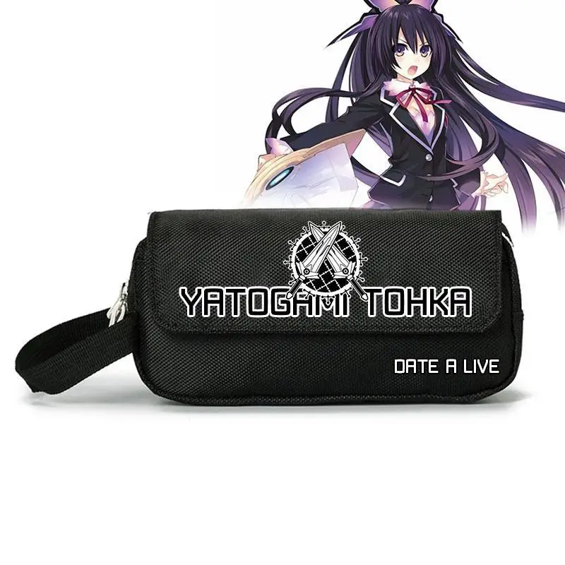 Anime DATE A LIVE Tokisaki Kurumi Kotori Itsuka Yatogami Tohka Tobiichi Origami Etc. Storage Pencil Case Stationery Gift