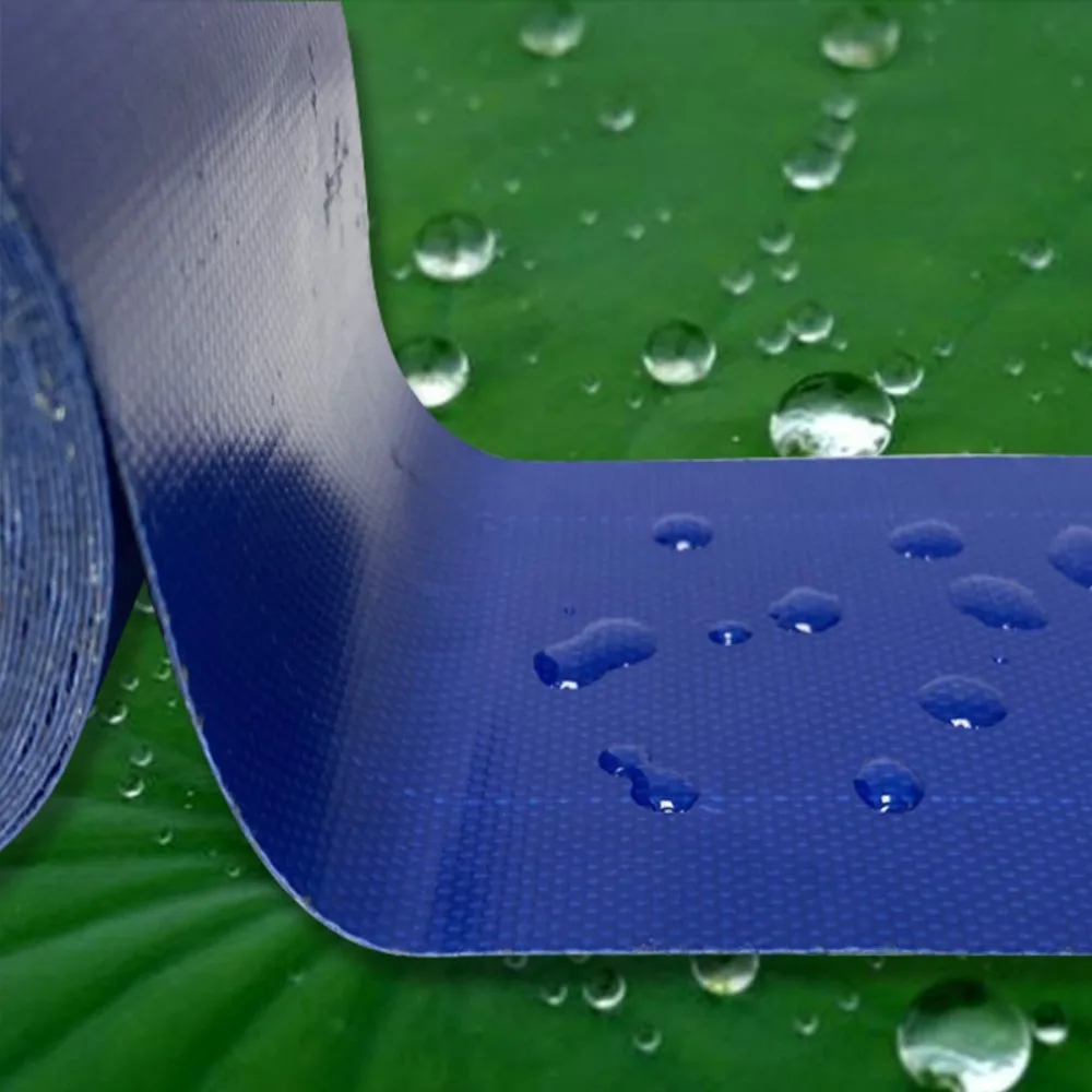 Durable Blue Tarpaulin Repair Tape Strong Adhesion Waterproof Leak-Proof Leakage Patch Tape Tent Repair Tape Outdoor