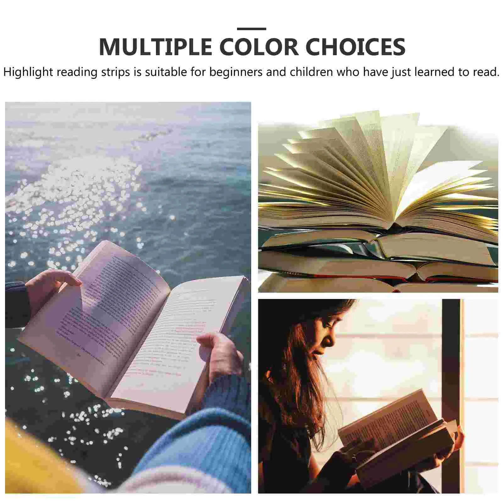 3 Boxes Highlight Pen Notes Pads Household Reading Strips Bookmark Fluorescence Sentence Markers