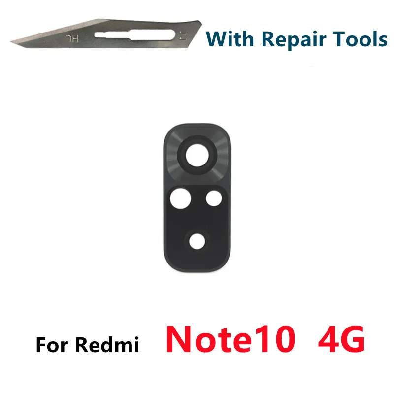 For Xiaomi Redmi Note 10 5G 4G 10T Rear Back Camera Glass Lens Replacement Parts Cover with Adhesive Sticker