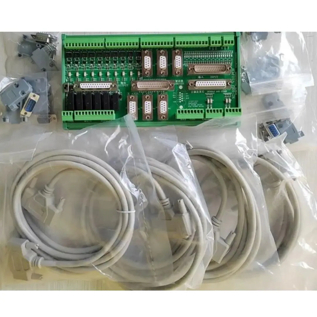 Brand New  The control system integrated adapter board wiring board includes 4 data cables Fast shipping