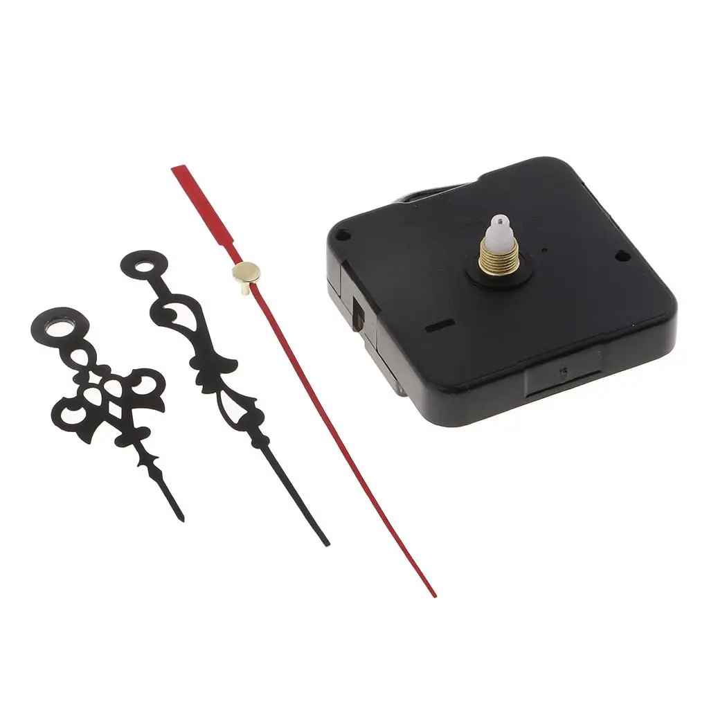 Kit de réparation en plastique pour mécanisme d'horloge à quartz silencieux, accessoire DIY pour l'art mural créatif à domicile