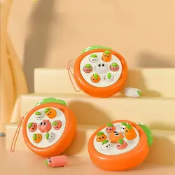 Fun Carrot Whac-A-Mole Toy For Children Quick Push Bubbles Game Machine Parent-Child Interactive Puzzle Toys For Young Children