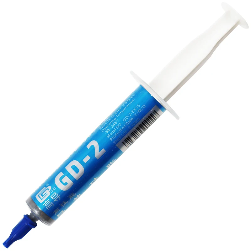 GD900 GD-2 Thermal Conductive Grease Paste For Computer Heatsink CPU GPU Processors Coolers Plaster Water Cooling 1/3/7/15/30g