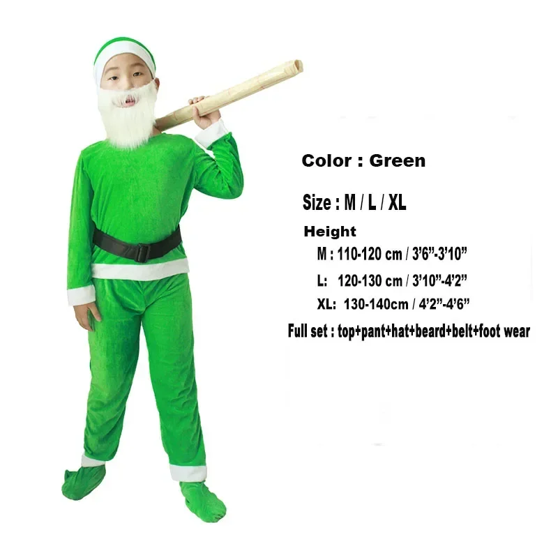 Fee Cartoon Sieben Zwerg Gruppe Kostüm Kind Jungen Karneval Festival Cosplay Elf Elfen Outfit Für Kinder Top Hosen Bärte Ha MN3