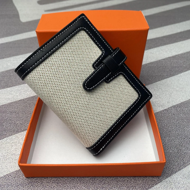 Women's Genuine Leather Coin Wallet Credit card bag cover simple luxury quality ID card storage bag