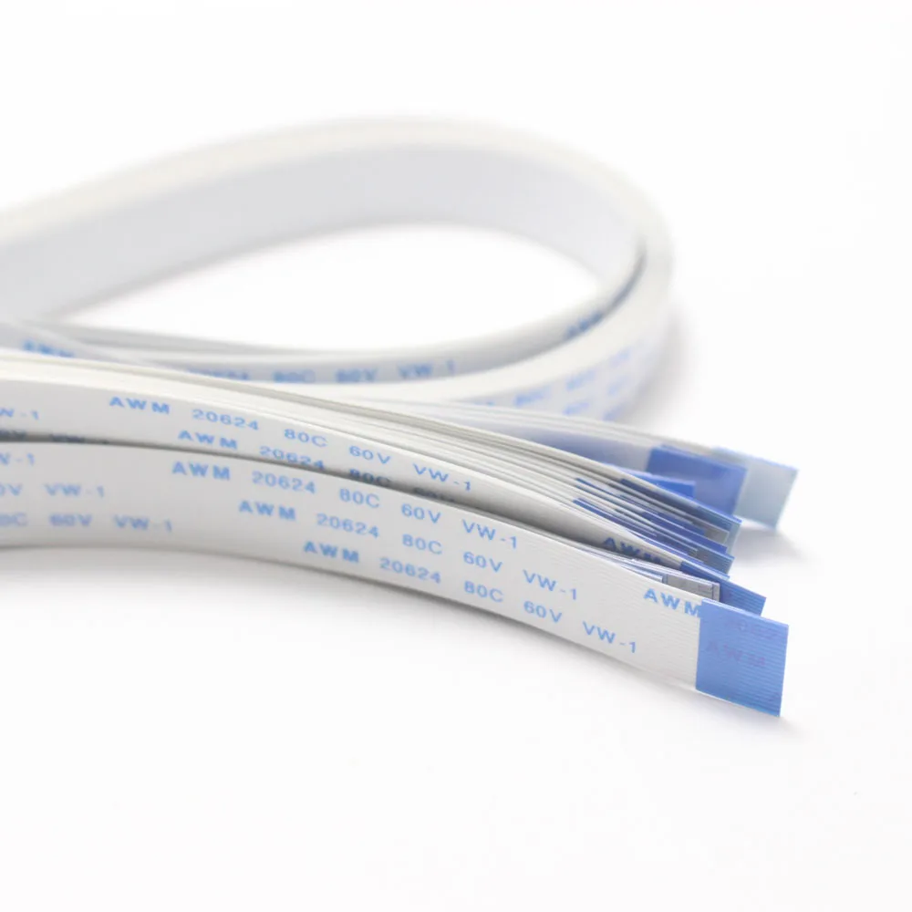 1pcs 1Metre FFC/FPC Ribbon Flexible Flat Cable 0.5MM 100cm A B type contact 4P 5 6 7 8 10 11 13 12 14 18 20 22 24 26 30 Pin