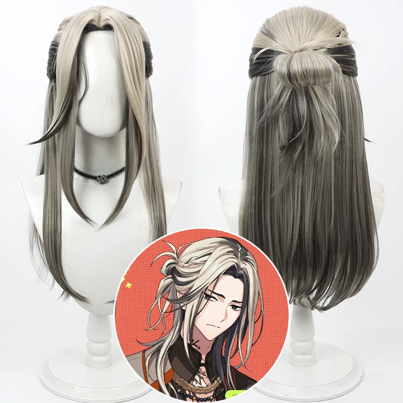 18TRIP Ward Mayors Cosplay Wig HAMA4 Heat Resistant Synthetic Hair Halloween Party Role Play +Wig Cap