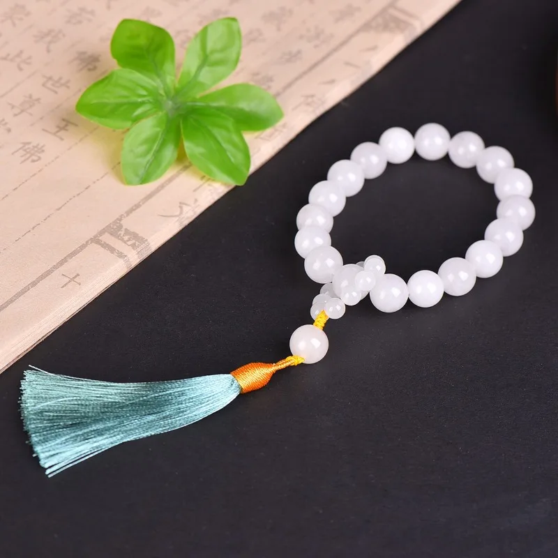 

Новый натуральный золотой шелк, нефрит, модная ручная кисточка, классический модный браслет, ювелирные изделия