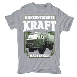 Mens T Shirt GDR IFA Commercial Vehicles W50 Concentrated Power S to 8XL Ossi Veb