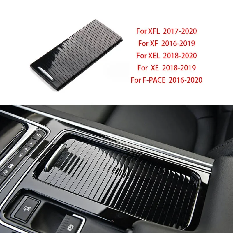 

Car Inner Indoor Centre Console Roller Blind Cover Water Cup Holder Storage For Jaguar XFL XF XFL XE XE F-PACE