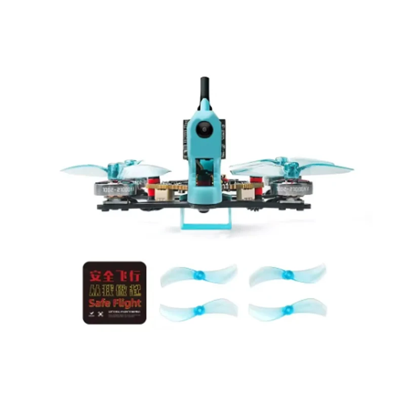 Hglrc drashark 1,6 Zoll 75mm Zahnstocher fpv Drohne mit zeus5 es24 1s 5a aio 200mw vtx Gespenst 21000kv Motor