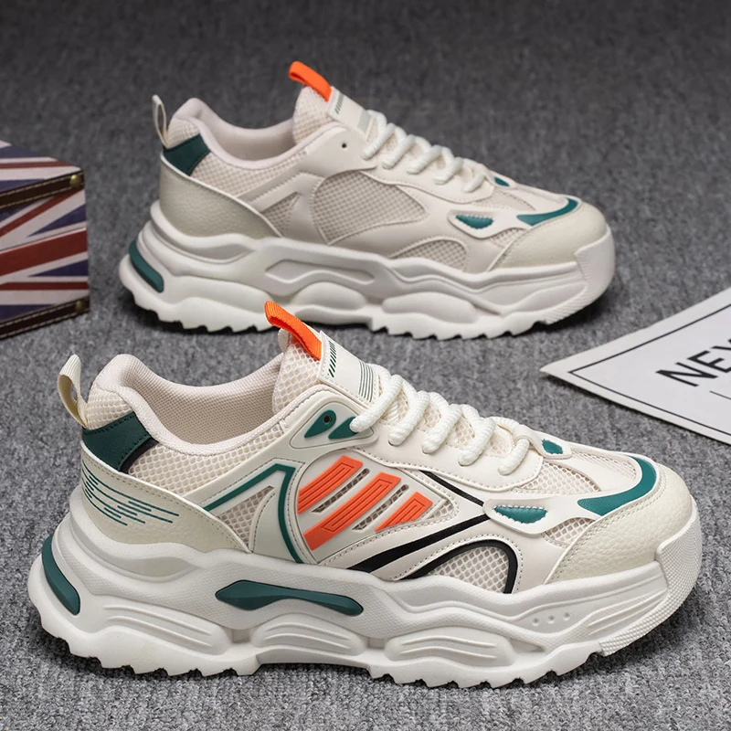 

Men's Shoes 2025 New Autumn Trendy Brand Torre Men's Thick Sole Increased Casual Flow Reflective Sports Running Trendy Shoes