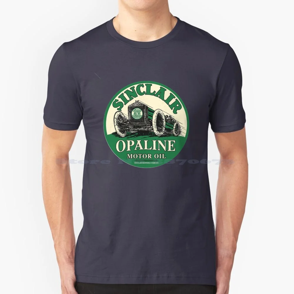 Vintage Opaline Motor Oil-Refining Company-Chicago T Shirt 100% Cotton Tee Opaline Racing Car Race Car Vintage Racing Motor