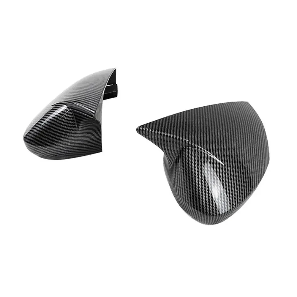 For Kia Sportage 2022 2023 2024 Car Rearview Side Mirror Cover Wing Cap Exterior Door Housing Shell Trim ABS Carbon/ Black