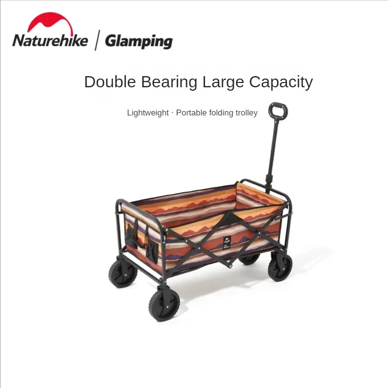 

Naturehike-Folding Portable Outdoor Trolley, Camp Car, NH19PJ001