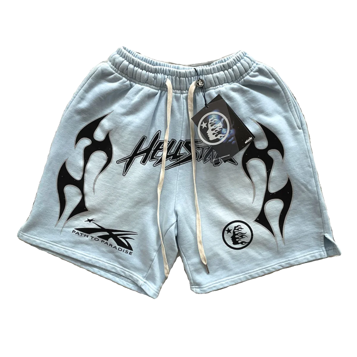 Hellstar Studios Casual Sports Shorts for Men And Women Washed Summer Thick Straight Leg Short Pants Youth Active Style view 5