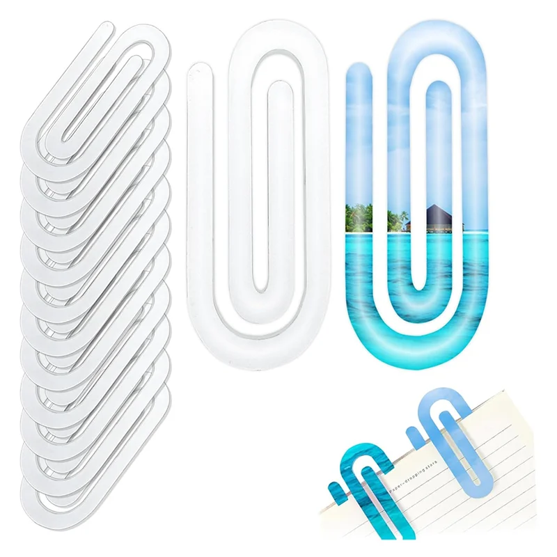 

P-Portable-12 Swirl акриловые скрепки для бумаг для сублимации — идеально подходят для дома, офиса и поделок своими руками