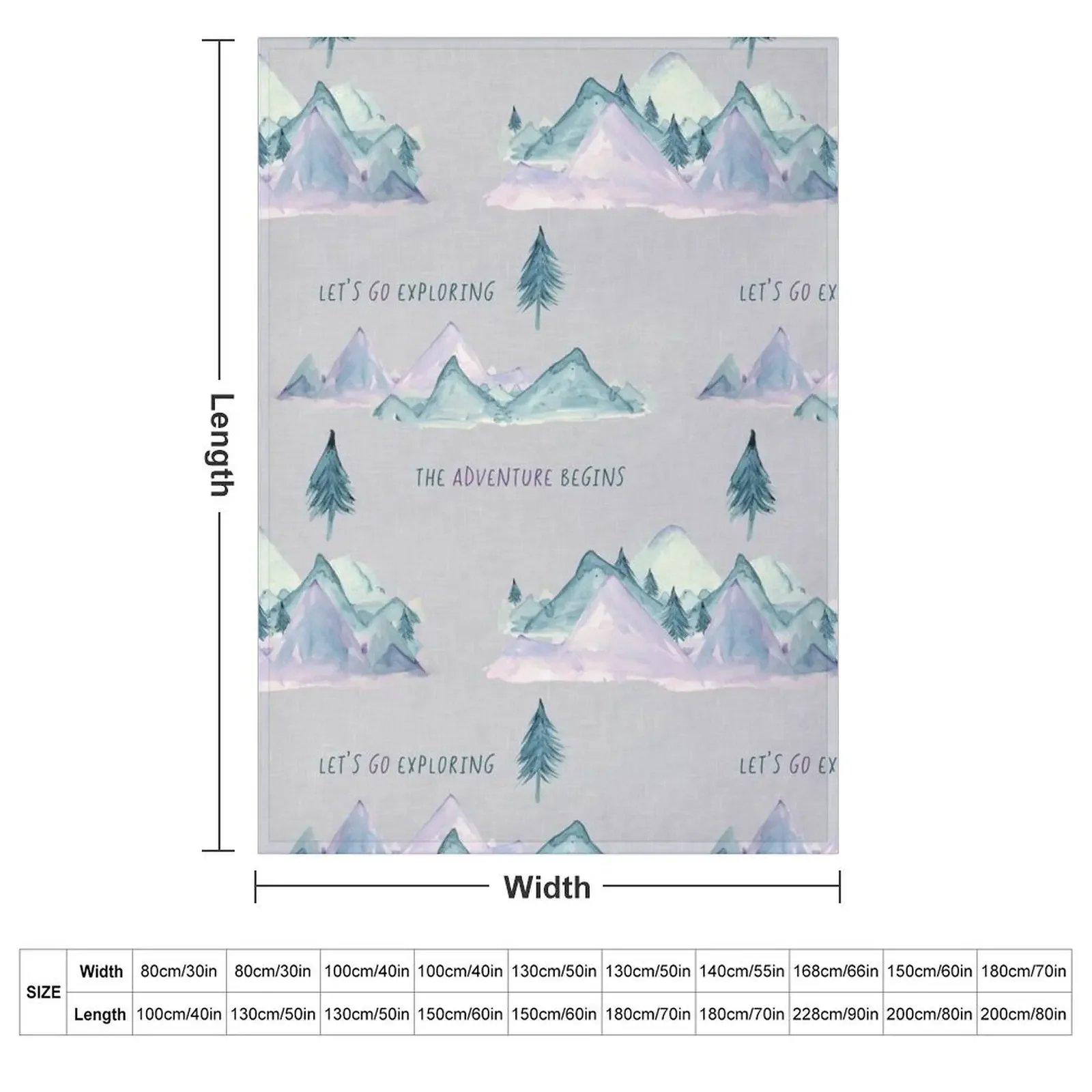 Let's Go Exploring Throw Blanket For Baby Soft Plaid Soft Big Luxury Throw Blankets