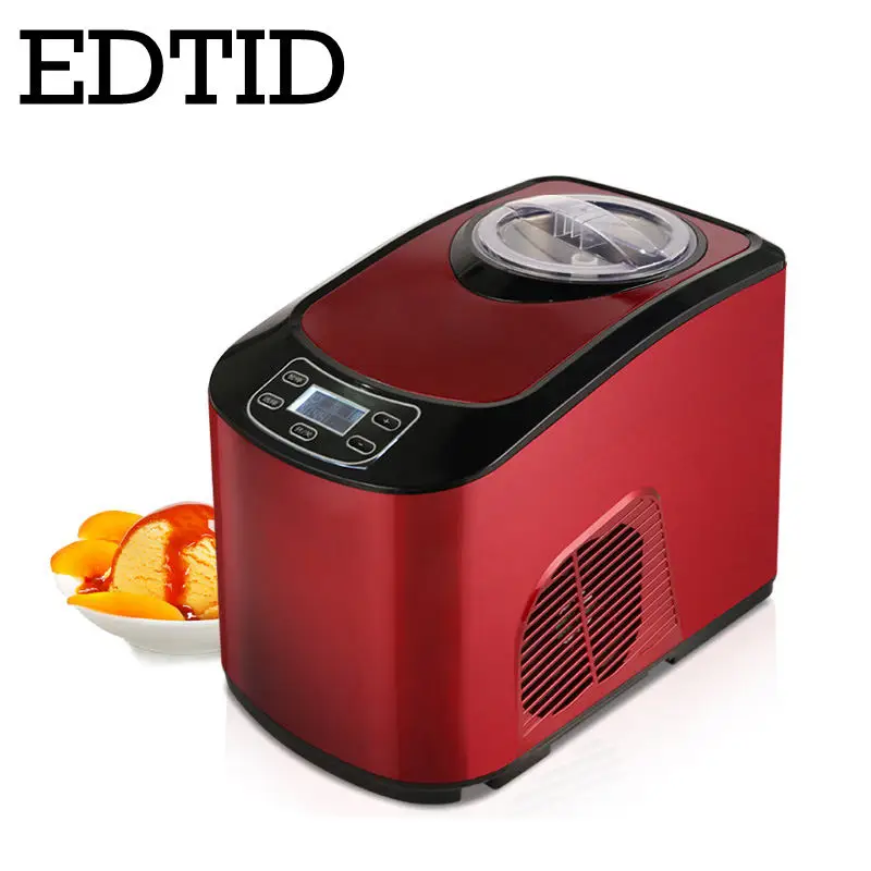 Intelligent Automatic Commercial Ice Cream Maker Soft Hard Adjustable Thermostat Keep Cold Household Italian Gelato Machine