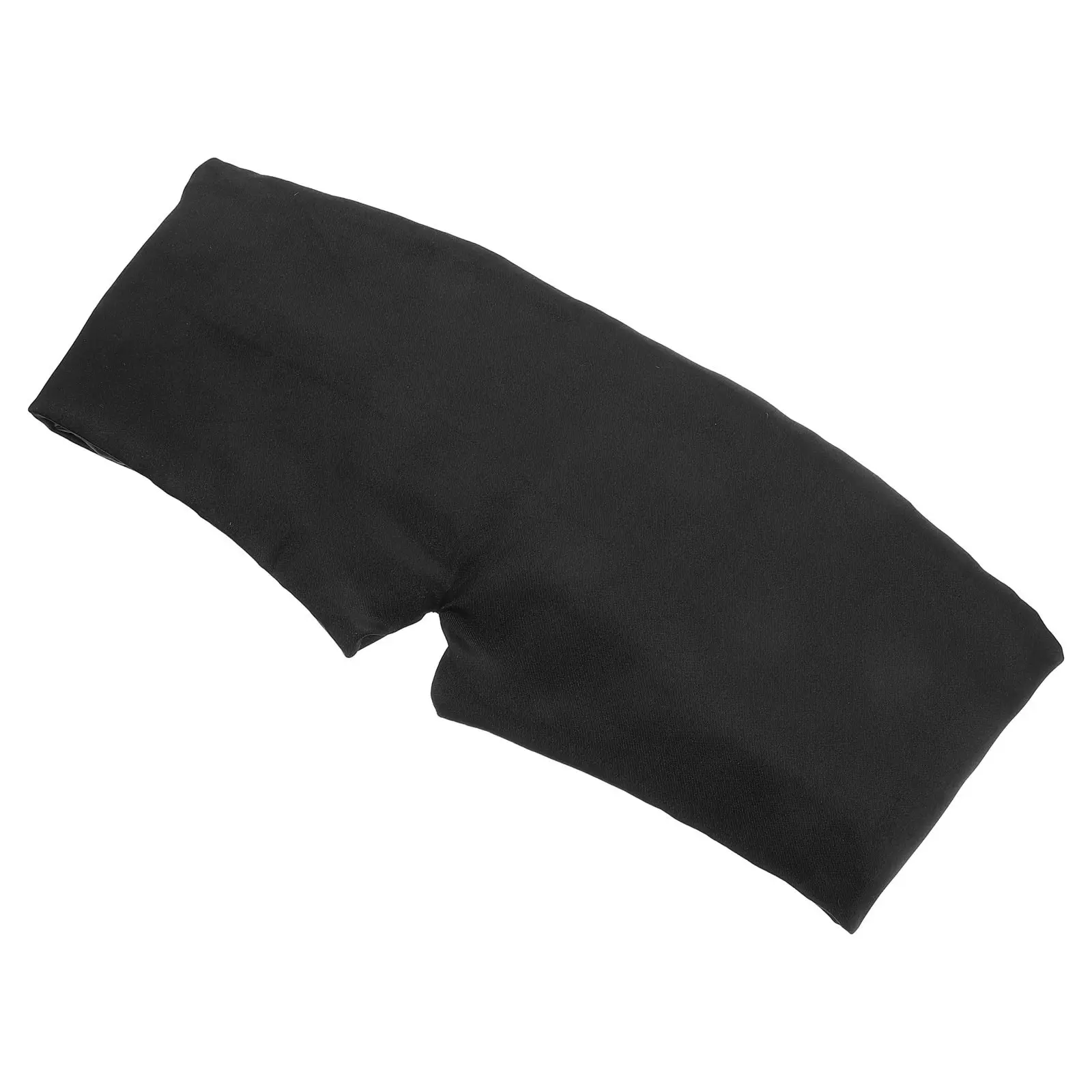 2Pcs Cooling Faux Silk Sleep Mask Extended Design Full Light Blocking Eye Cover for Travel Flight Sleeping Relaxation Sensitive
