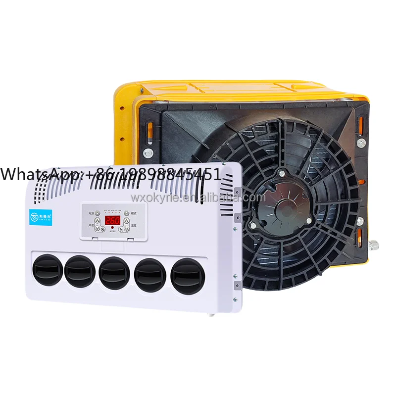 

12 Volt RV Caravan Truck Portable Air Conditioner Gas Powered Radiator Cooling Fan Motor New Condition