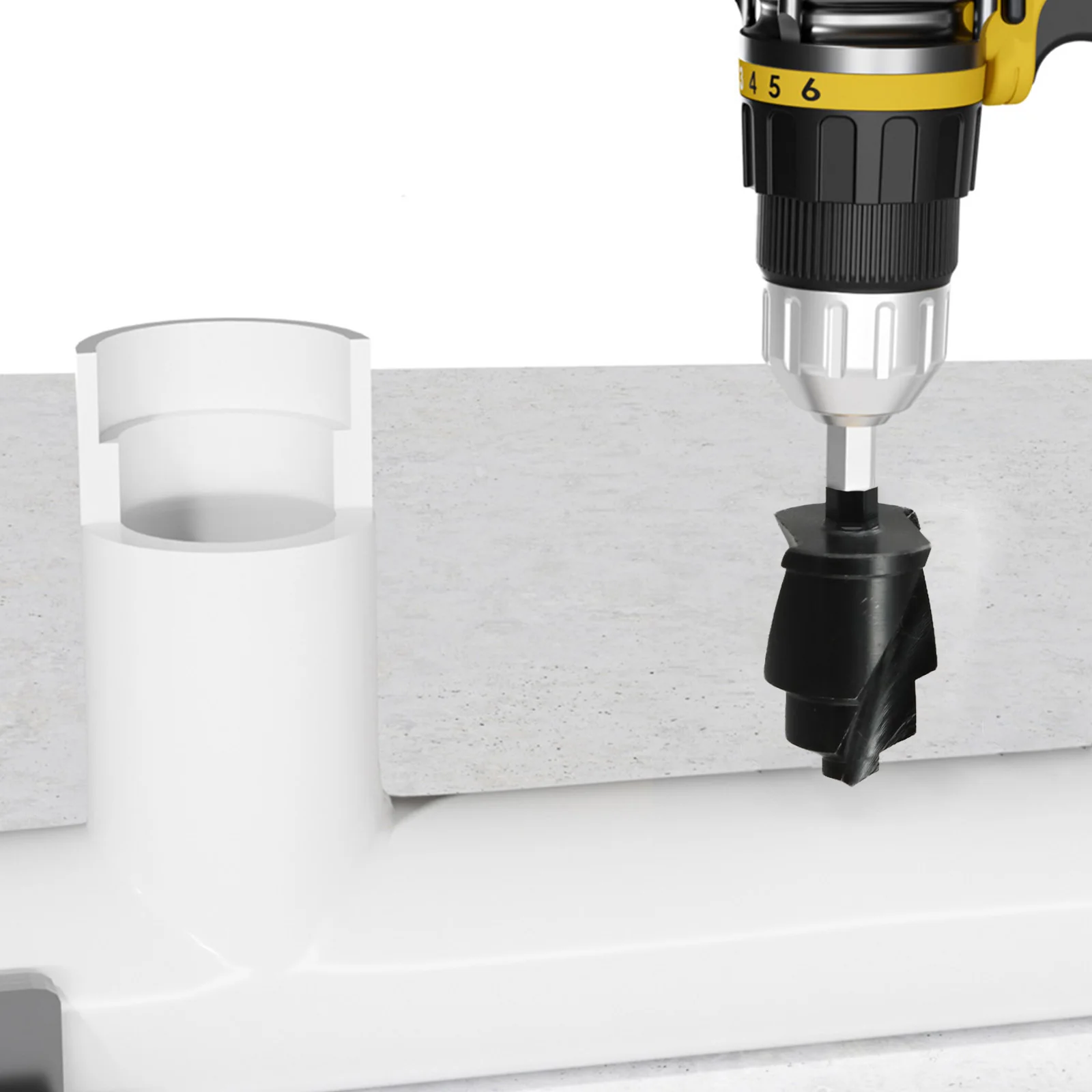 Engineering of 3PCS PPR Water Pipe Drill Bits Designed to Minimize Slippage Risks During Precision Drilling Activities