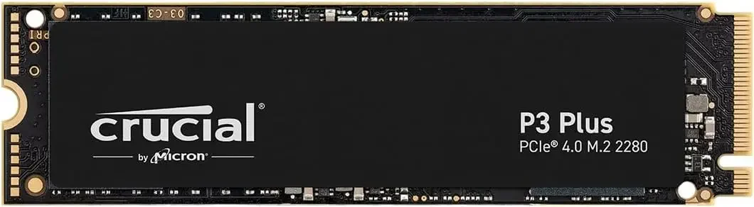 Crucial P3 Plus PCIe Gen4 NVMe 2TB SSD, Up To 5,000MB/s Read, Laptop & Desktop (PC) Compatible, Solid State Drive – CT2000P3SSD8