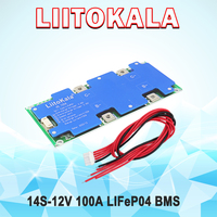 LiitoKala 4S 12V 100A BMS LiFePo4 Battery Protection Plate