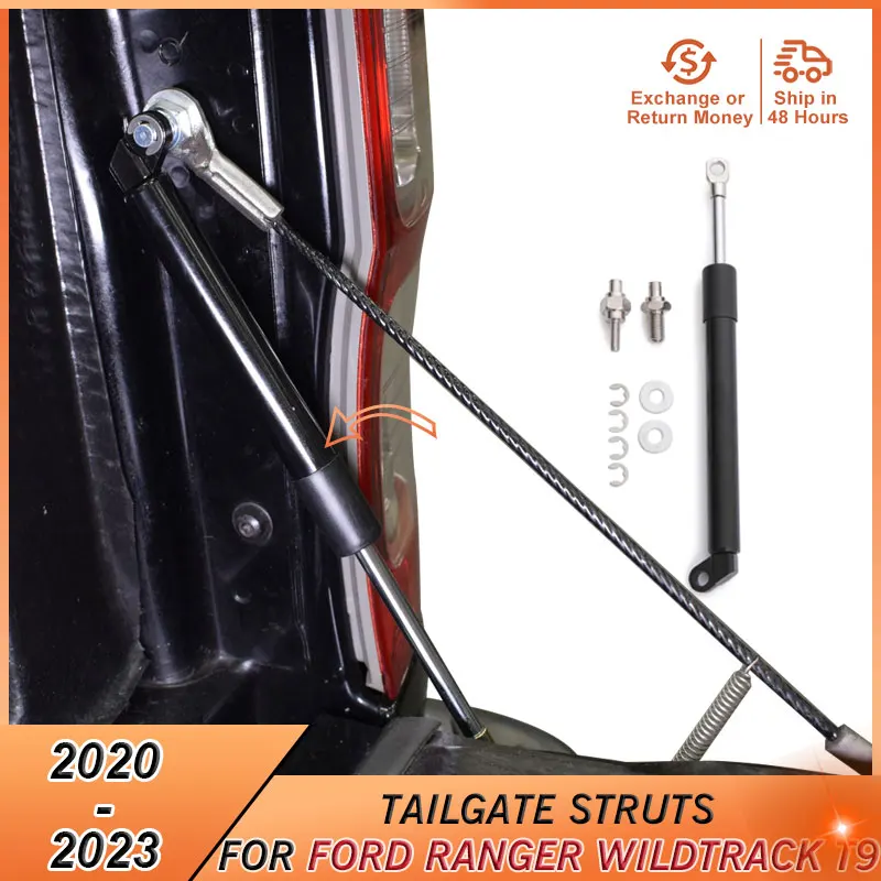 2020-2023 Tailgate Lift Support For Ford Ranger Wildtrack T9 2020 2021 2022 2023 Accessories Strut Bar Gas Spring Damper Shock