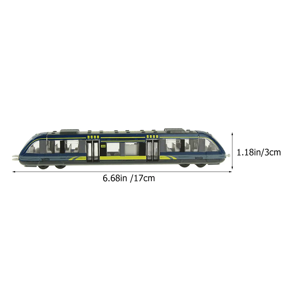 Conjunto de trem elétrico infantil, 3 peças, trilho de alta velocidade, simulação de liga durável, trem educacional para idades de 3 a 8 meninos e meninas