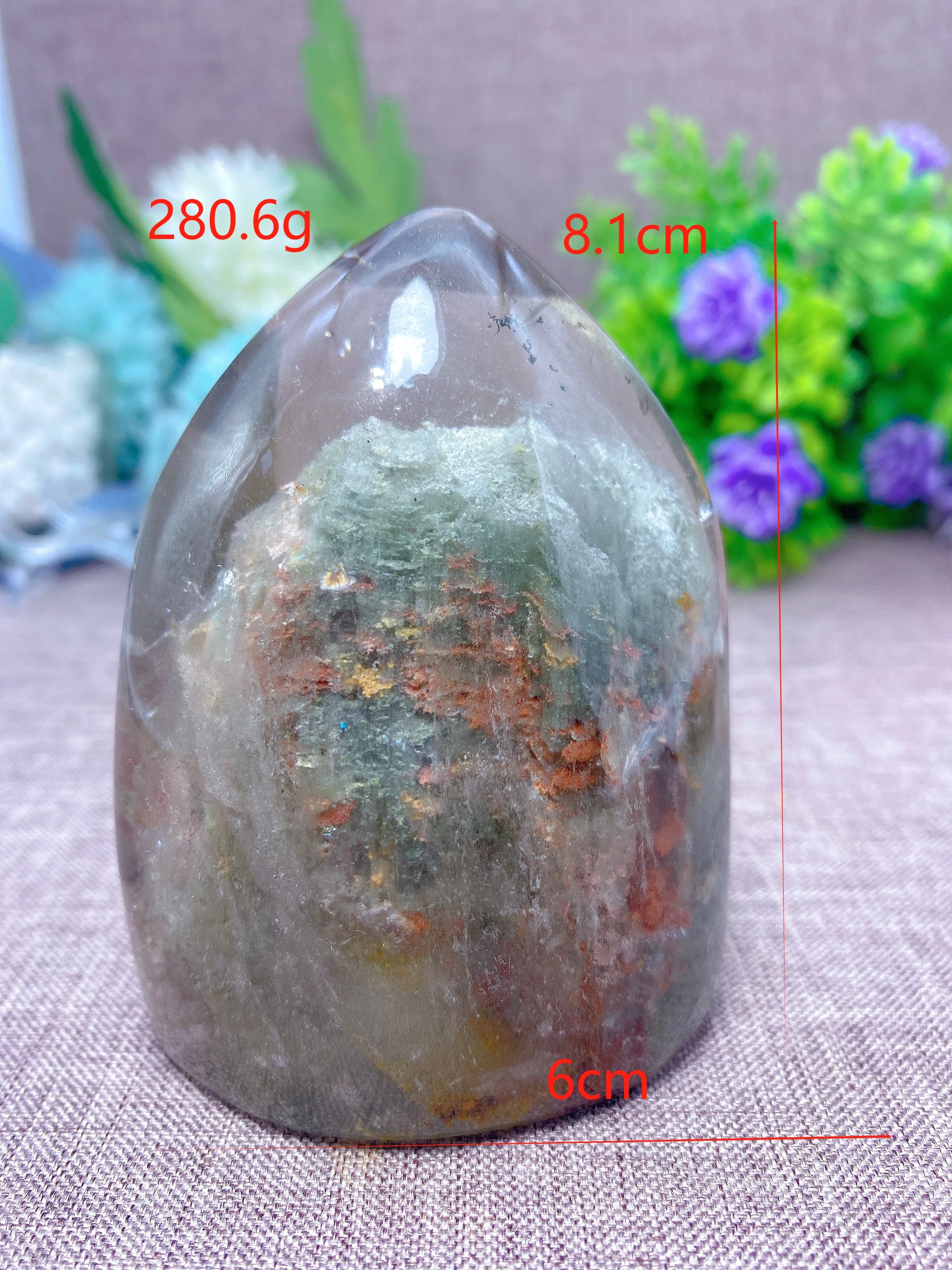 Natural Crystal Garden Quartz Phantom Free Form RainbowHome Decoration Minerals Reiki Craft Gemstone Energy Healing