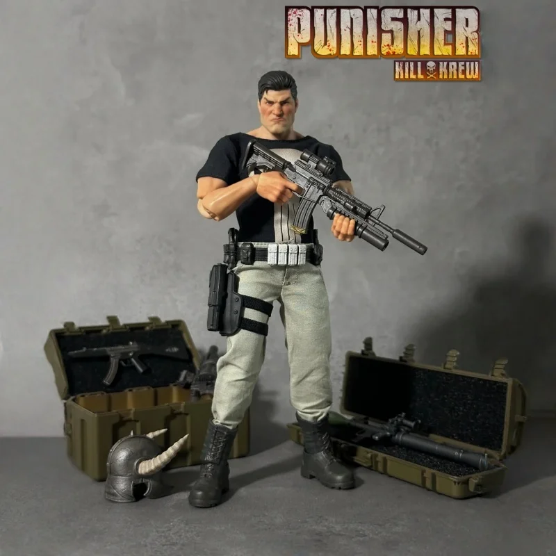 Kraken Studio Criminal Nemesis Punisher Action Figure 1/12 Scale Deluxe Edition Standard Edition Collectible Model Toy for Gifts