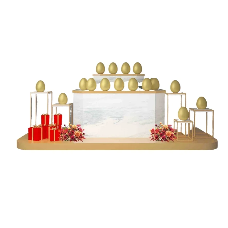 

Pie smashing golden egg sales office golden egg platform pile head decoration 4s store marketing hotel dp point atmosphere