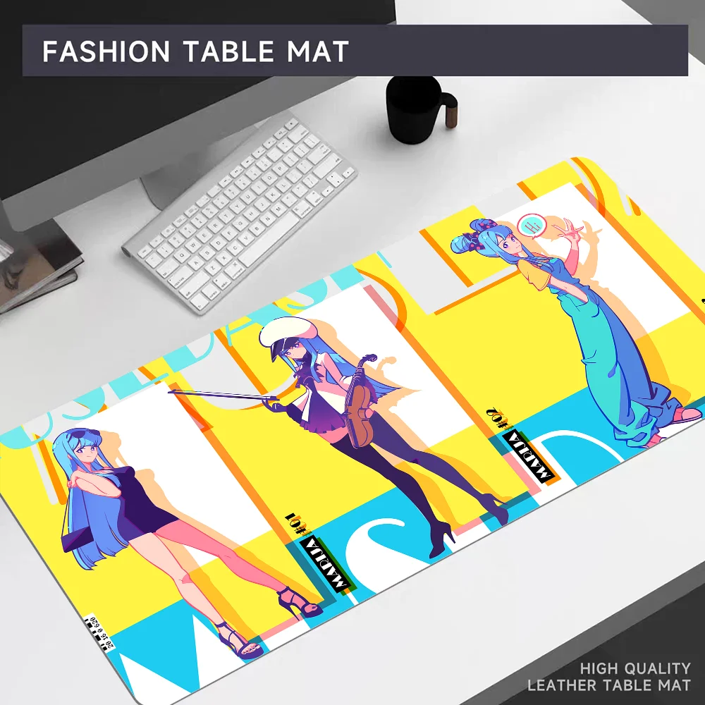 Muse Dash Anime Girl Mousepad 80x30cm XL Lockedge Office Computer Desk Mat Table Keyboard Big Mouse Pad Laptop Cushion Bedroom