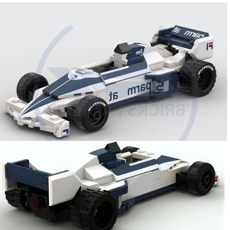 

MOC-249343 Building Block Super Sports Car Racing Model Decoration 142 Pieces Adult Birthday Gift Christmas New Year Toy Gift