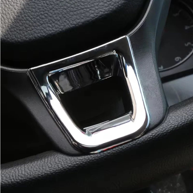 Steering Wheel Panel Decoration Trim For Volkswagen VW Polo FOX Jetta MK6 7 Arteon T-ROC Amarok Tiguan MK2 Golf 7