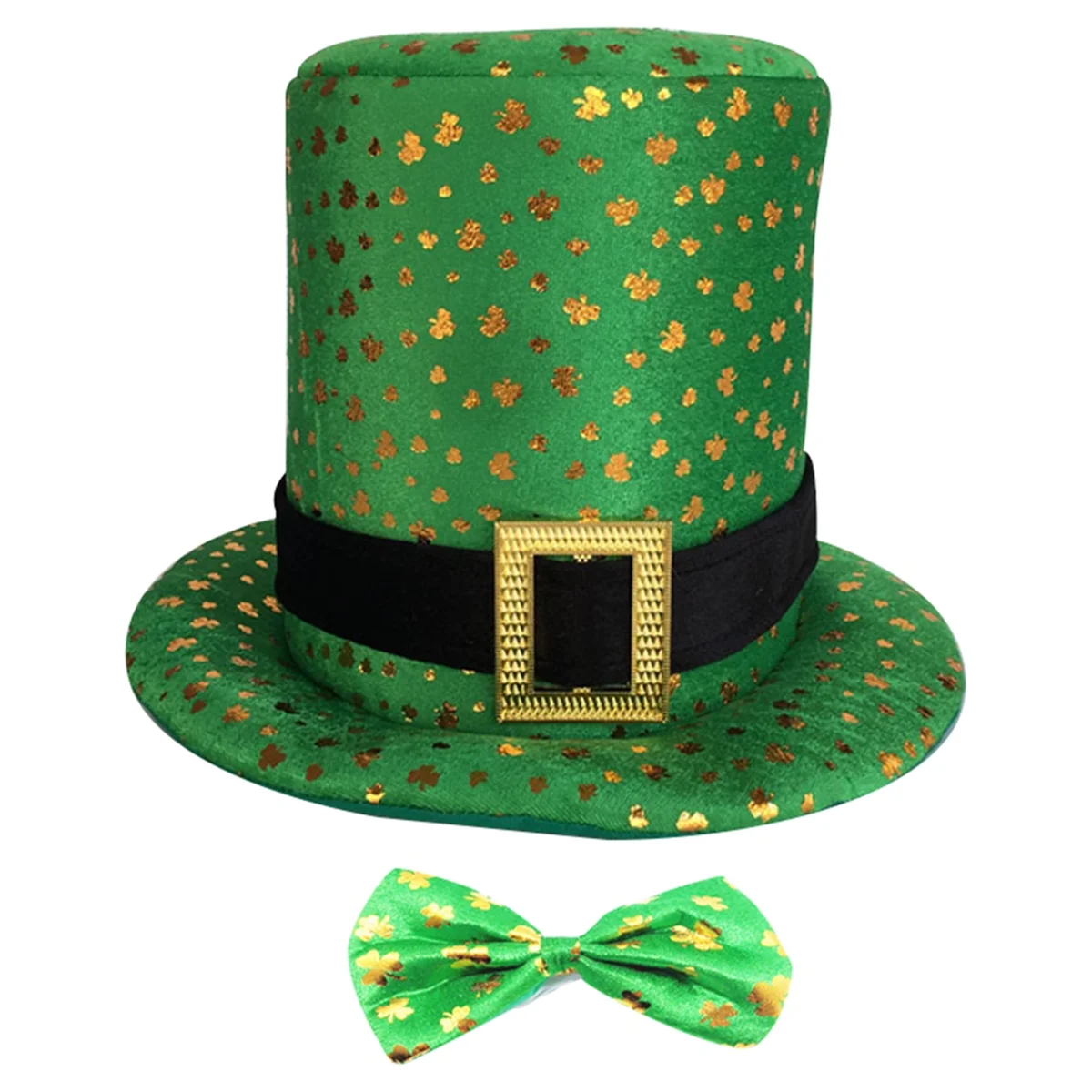 

Green Topper St. Patrick's Day Hat Green Top Hat Fun Leprechaun Hats Men Women Adult Costume Cosplay Party Decor