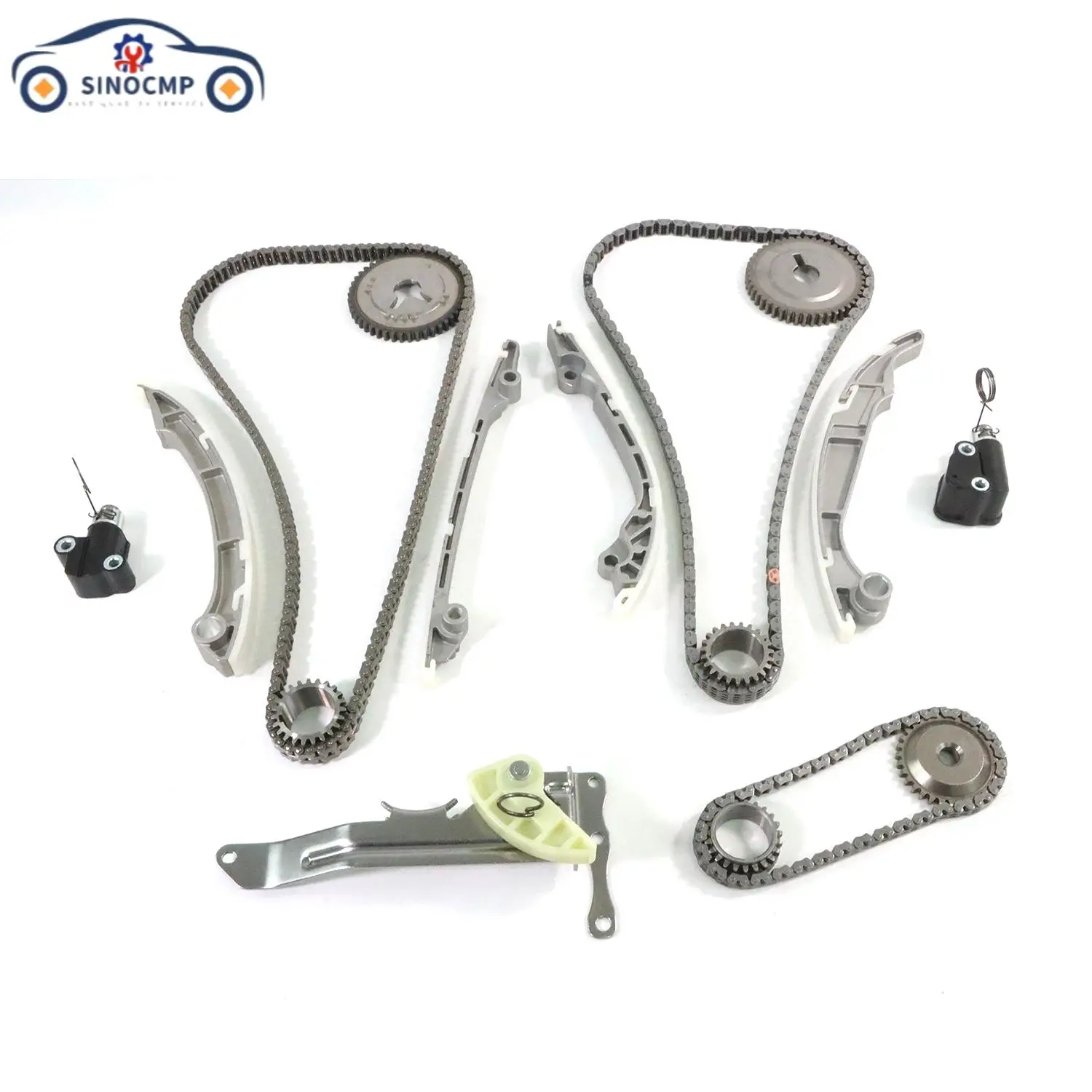 

Комплект цепи ГРМ для Nissan Titan Armada Infiniti QX56 M56 QX80 Q70 5,6 л Компоненты двигателя Компоненты ГРМ Часть двигателя