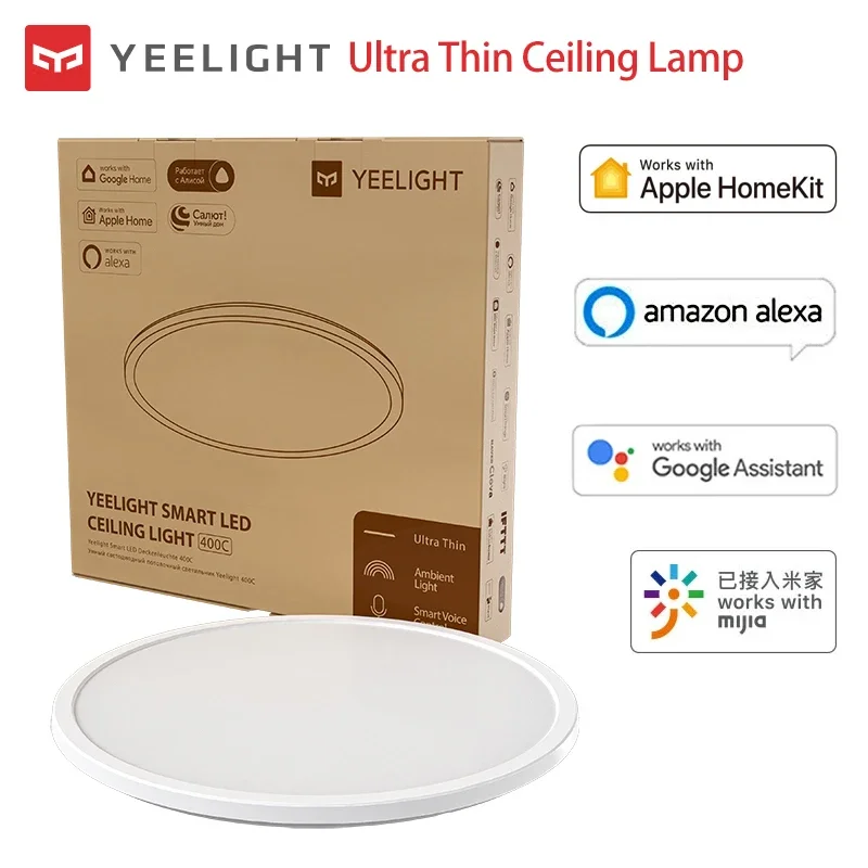 Yeelight Ultra-thin Led Ceiling Light Home 220V Ceiling Lamp Brightness Dimmable Light Bedroom Work With Homekit