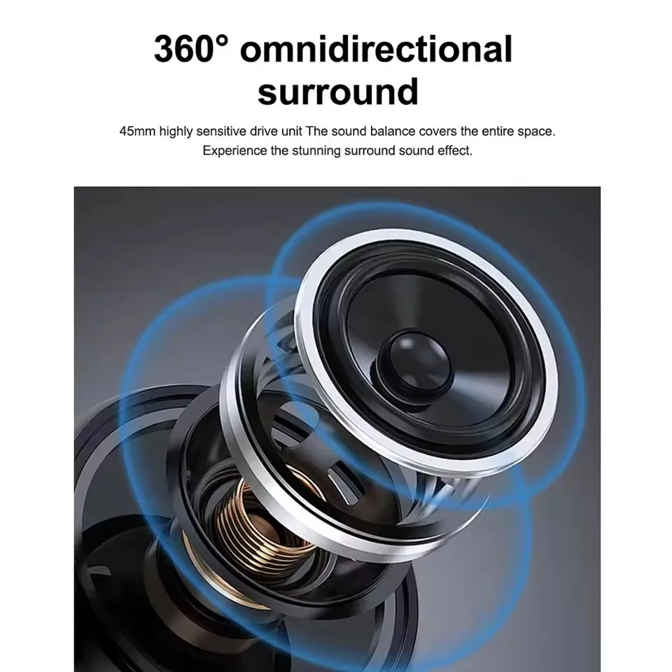 مكبر صوت لاسلكي مغناطيسي صغير مع حامل هاتف يتميز في الهواء الطلق والسفر والداخلي ومكبر صوت محمول ثنائي الاستخدام للصوت المنزلي #6