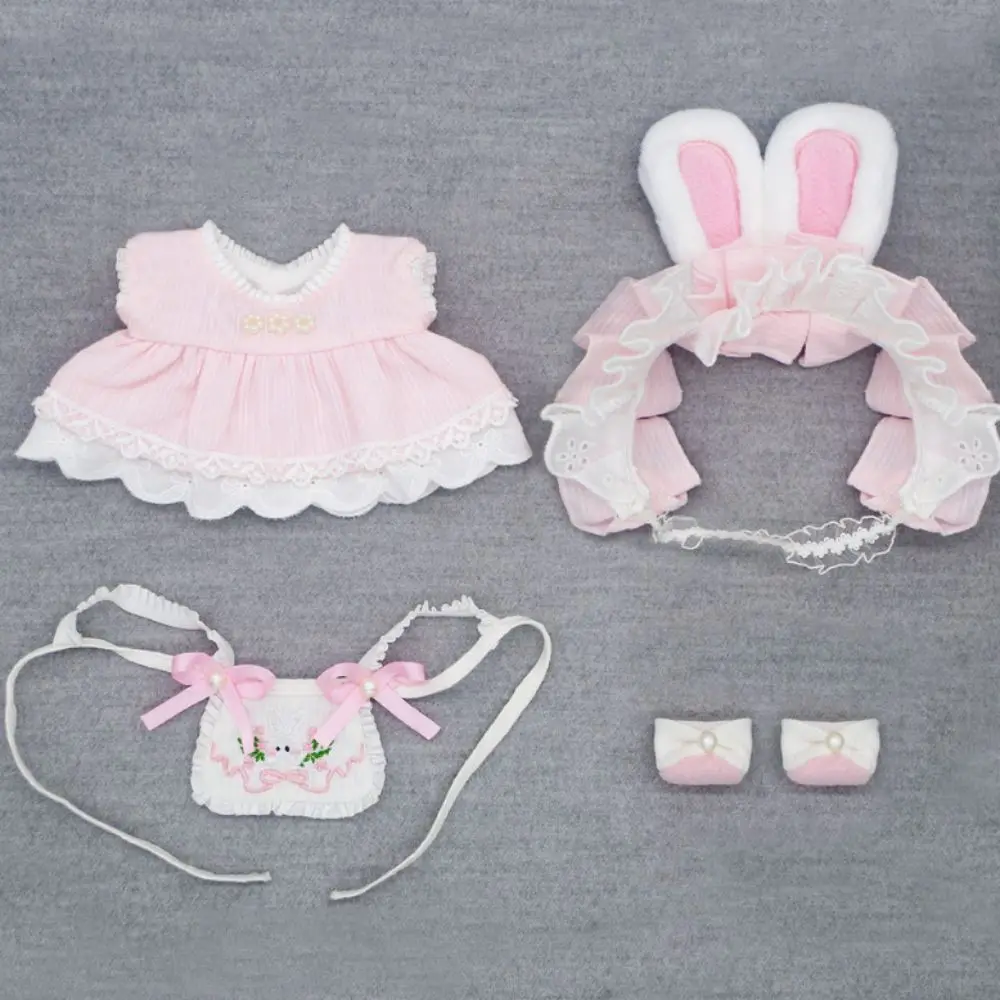 Princess Dress Lolita Dress Up Clothing Skirt Toy Accessories Lolita Casual Suit Socks Set Mini Jk Cotton Doll Dress