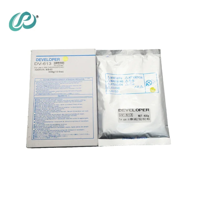 

DV613 Highly Developer Powder for Konica Minolta Bizhub C452 552 652 Compatible Copier Spare Parts CMYK430G 4pcs