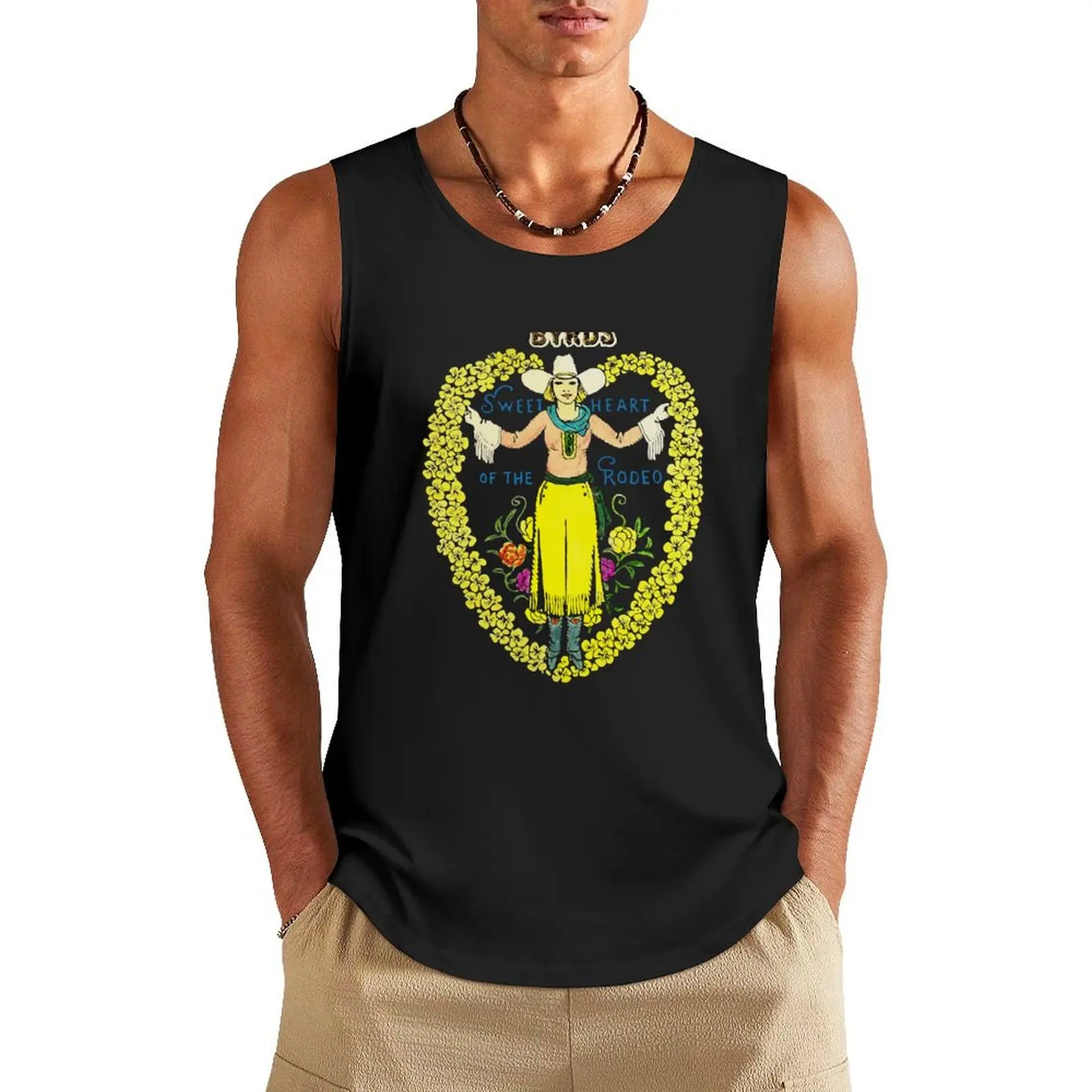 

The Byrds Sweet Heart of the Rodeo Tank Top sleeveless jackets men gym clothing cotton t-shirts man