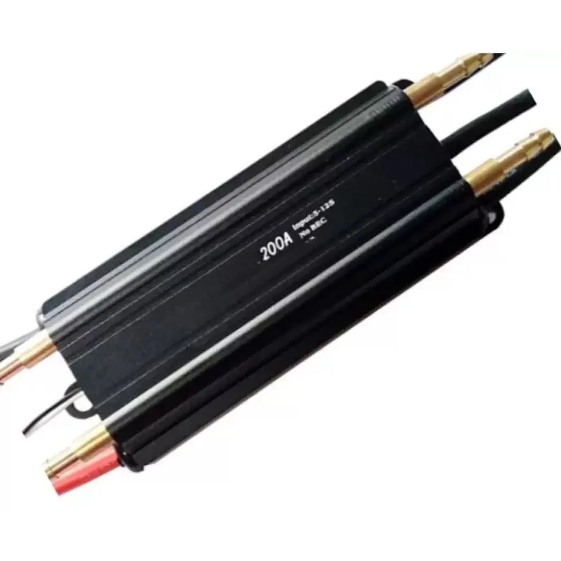 High Power 5-12S HV Brushless ESC FVT200A Waterproof No BEC for RC Boat Model Underwater Thruster