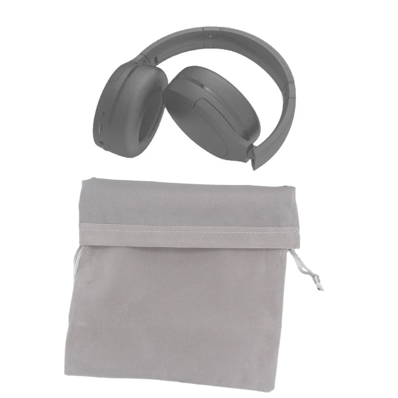 Small Bag Lightweight Headphone Storage Bag Headset Carrying Pouch Headphones Portable Drawstring Pouch for Headphones