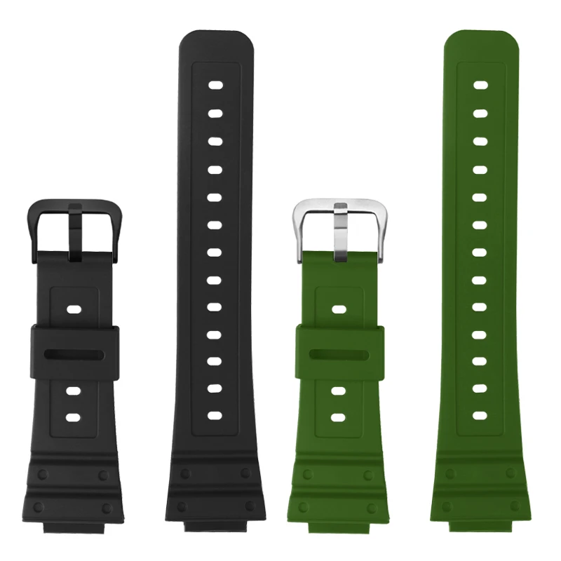 16mm Silicone Watchband for Casio G-Shock GW-5000,GLS-5600,GW-M5610,G-5600,GW-B5600,GLX-5600,GB-5600 Series Bracelet Strap Band